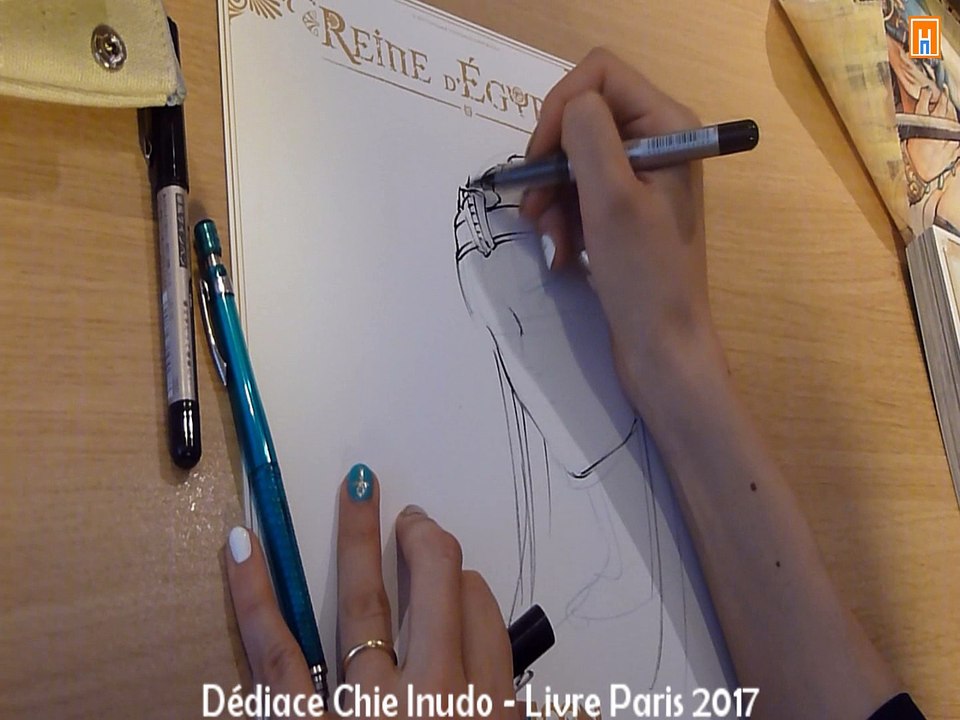 Dédicace Chie INUDO, auteur de la Reine d'Egypte - manga
