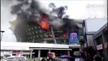 Huge Fire Erupts In Shanghai Shenhua's Stadium!