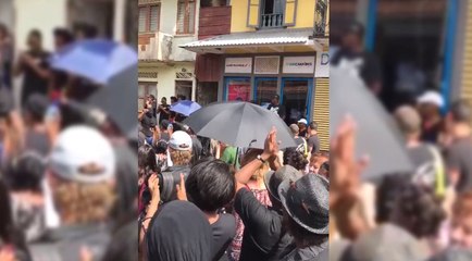 Des milliers de manifestants dans les rues de Cayenne