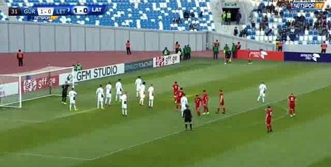 Giorgi Kvilitaia Goal HD - Georgia 2-0 Latvia 28.03.2017