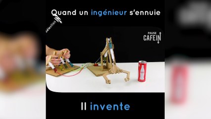 Un ingénieur crée un bras articulé avec du carton !