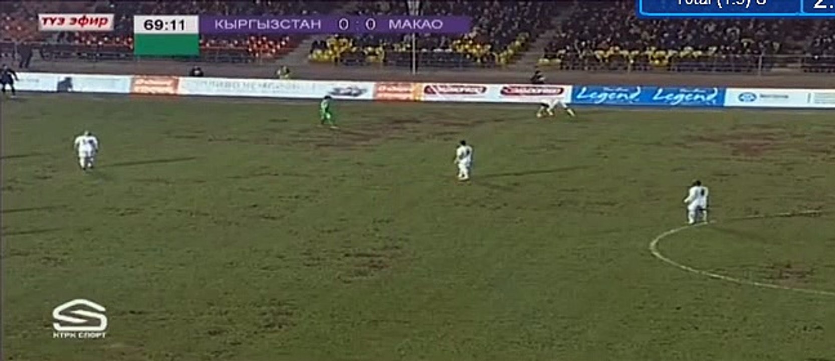 Azamat Baimatov Goal HD - Kyrgyzstan	1-0	Macau 28.03.2017