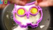 DIY How To Make 'Owl Fried Eggs' Learn Colors Glitter Slime Clay Cup-24WrJU