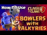 Clash of Clans BOWLERS and VALKYRIES WAR CLAN 3 STARS HIGHLIGHTS 31.07.2016