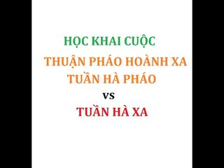 [Học Khai Cuộc] Thuận Pháo Hoành Xa-Tuần Hà Pháo vs Tuần hà Xa