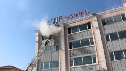 Yalova'da Hastanede Yangın