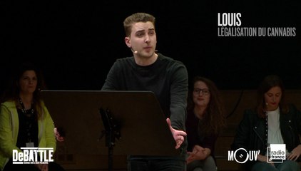 Louis : "Avec l'argent du cannabis on pourrai combler le trou de la sécu" #DEBATTLE