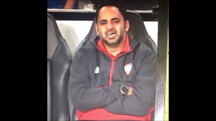 Member of UAE's coaching staff cries as their World Cup hopes end after 2-0 loss to Australia!