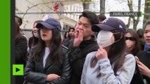 Des ressortissant chinois continuent de manifester à Paris après l’homicide de l’un des leurs