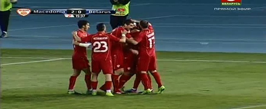 Goran Pandev Goal - FYR Macedonia	2-0	Belarus 28.03.2017