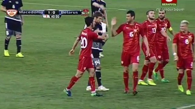 Stefan Spirovski Goal HD - FYR Macedonia 1 - 0 Belarus 28.03.2017