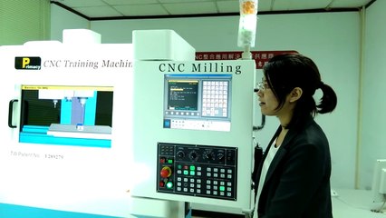 CNC Training machine video Fanuc 0i MC