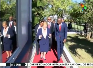 Pdta. chilena busca afianzar lazos de cooperación con Haití