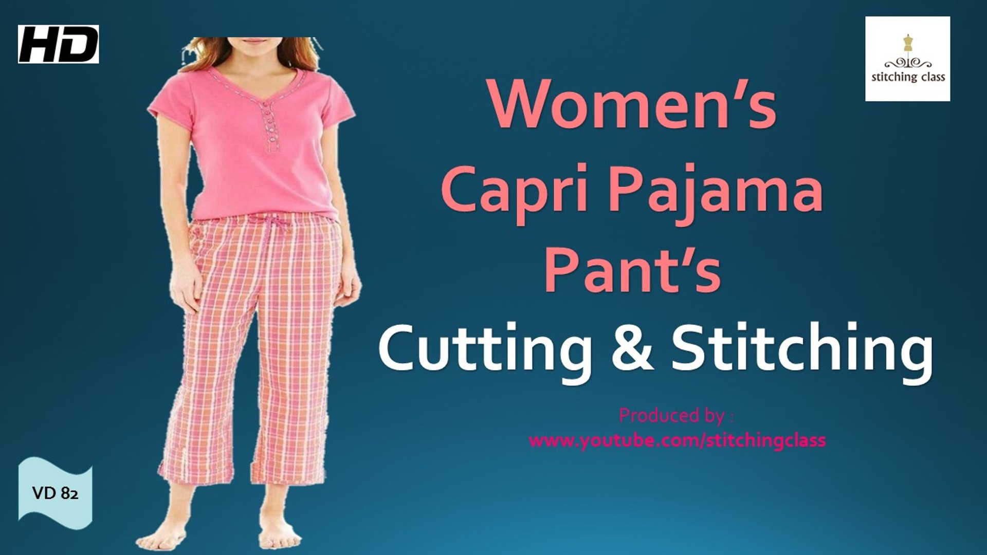 Women's Capri Pajama Pant Cutting and Stitching - video Dailymotion