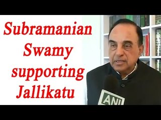 Tải video: Subramanian Swamy supporting Jallikatu, says Why not ban halal meat | Oneindia News