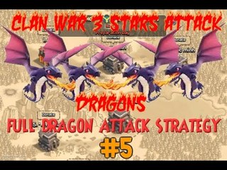 Clash of Clans FULL DRAGON TH7 WAR CLAN 3 STARS EP.5