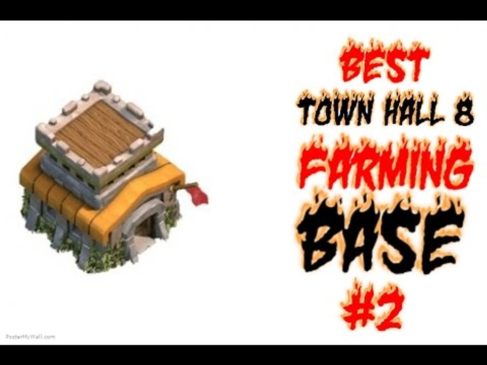Clash of Clans BEST TH 8 FARMING BASE EP.2