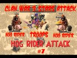 Clash of Clans HOG RIDER TH8 WAR CLAN 3 STARS EP.7