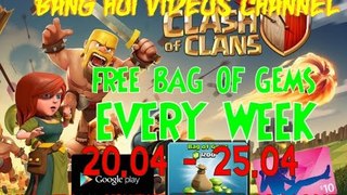[Clash of Clans Gems] EVENT FREE 1200 gems Clash of Clans hang tuan