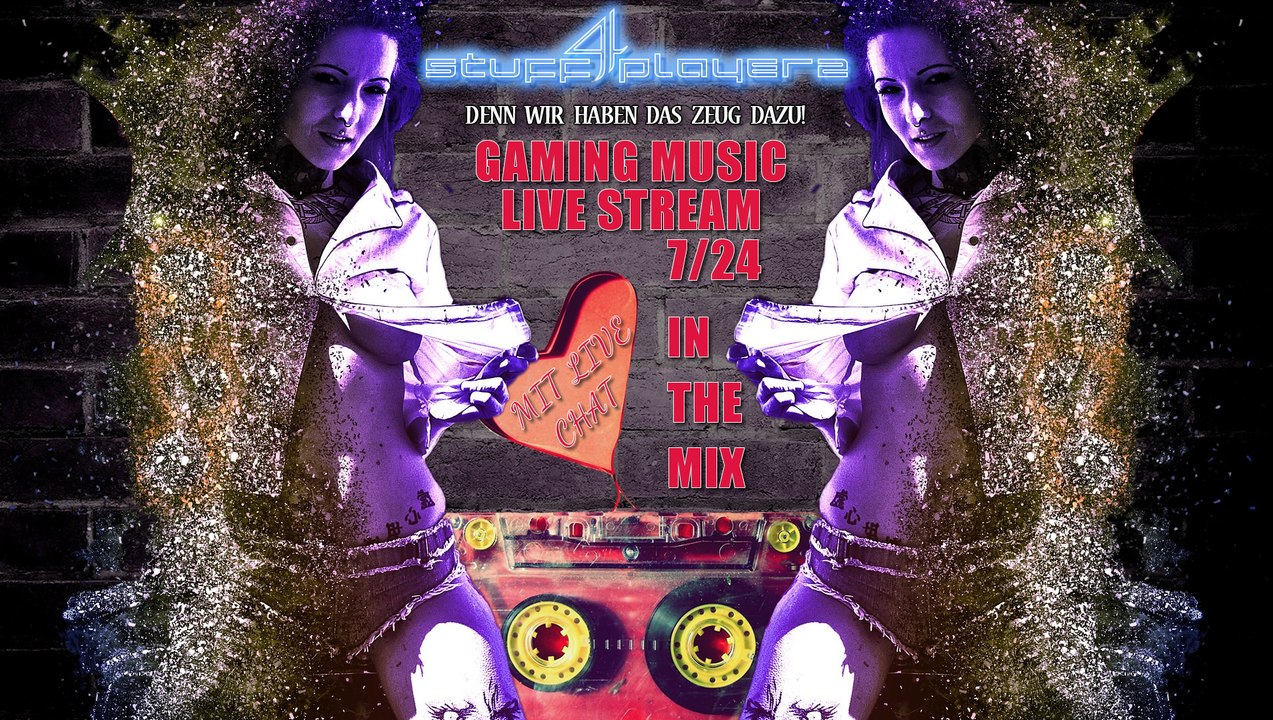 Stuff4Players Radio Station | 24/7 Gaming  Music  Live Stream ️ |In The Mix|Animated|Games|House