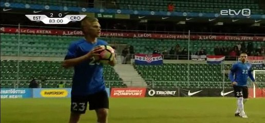Sergei Zenjov  Goal - Estonia	3-0	Croatia 28.03.2017