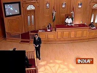 Ravi Shastri telling about Imran Khan and drop juice glass on floor