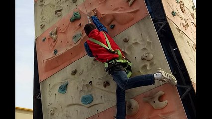 Rock Climbing At Adventure Island