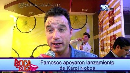 Karol Noboa lanzó su línea de camisetas