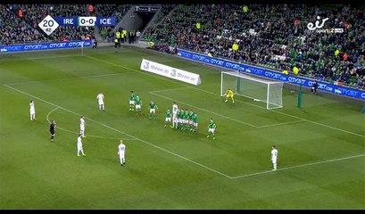 Hordur Bjorvin Magnusson Goal HD - Ireland 0-1 Iceland - 28.03.2017