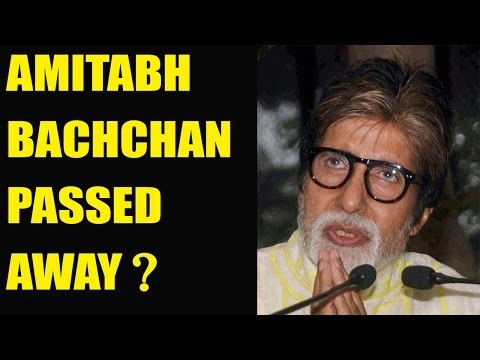 Amitabh Bachchan no more news goes viral ! | Oneindia News
