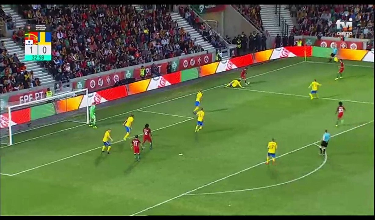 Granqvist A. (Own goal) HD - Portugal 2-0 Sweden - 28.03.2017