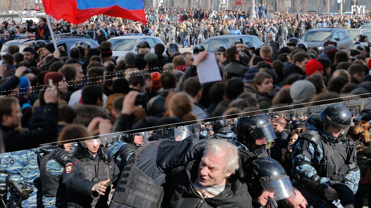 Rubber Ducks Lead a Protest in Russia