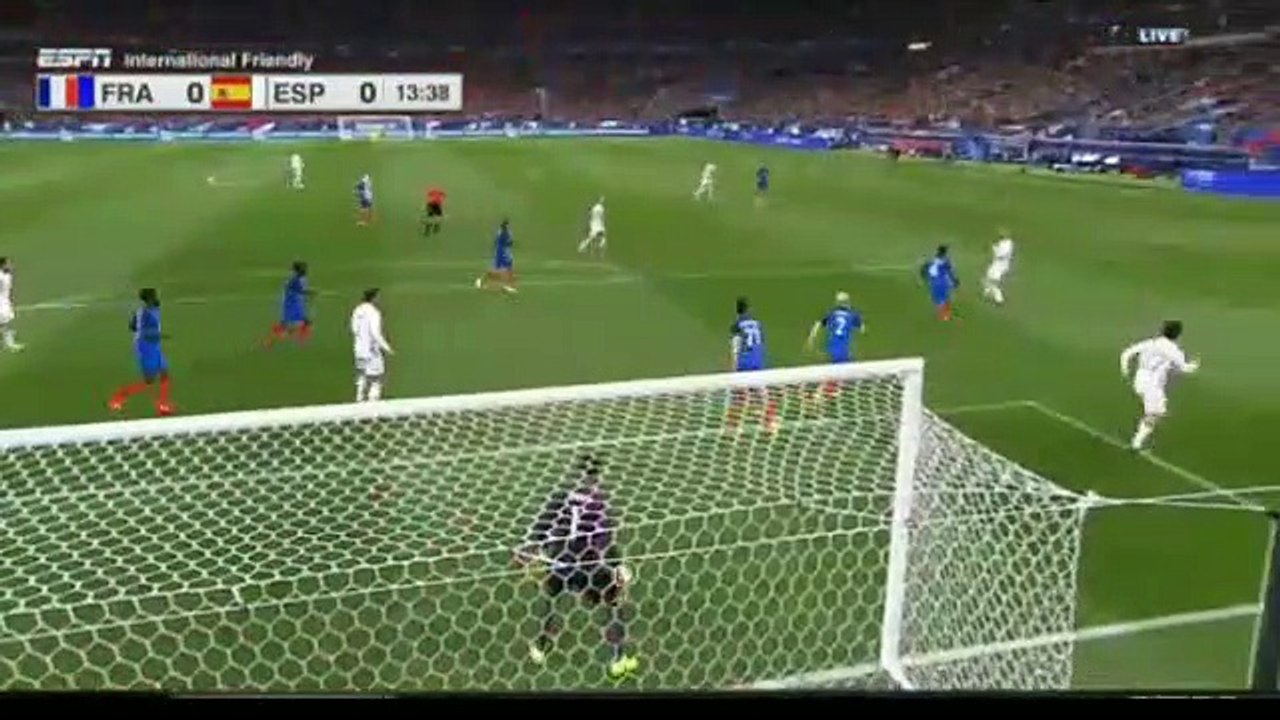 France - Spain : Andrés Iniesta Super Skills & Chance