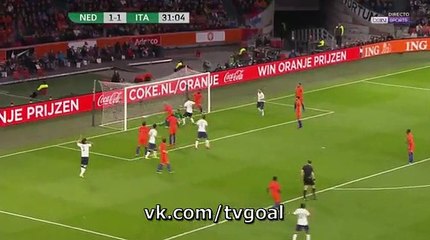 Leonardo Bonucci Goal - Netherlands vs Italy 1-2