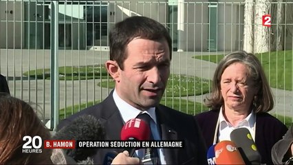 Présidentielle 2017 : Benoît Hamon en opération séduction en Allemagne