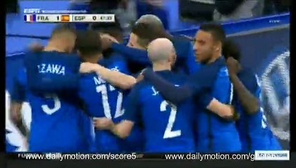 Antoine Griezmann Disallowed Goal France 0 - 0 Spain Friendly 28-3-2017
