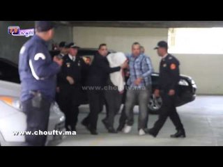 لحظة ترحيل زوجة مرداس و عشيقها ''هشام مشتري'' القاتل من محكمة الاستئناف إلى سجن عكاشة