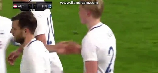 Fredrik Jensen Goal HD Austria 1-1 Finland 28.03.2017 HD