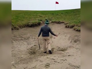 Le golf n'est pas toujours un sport de détente !