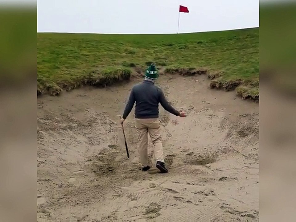 Le golf n'est pas toujours un sport de détente !