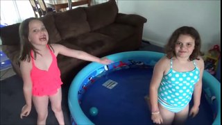 2 Swimming Pools In Our House! _Victoria & Annabelle Toy Freaks