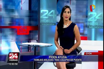 Dos personas en moto casi pierden la vida al cruzar río en Chanchamayo