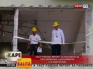 KB: Fact-finding report sa pagsabog sa Two Serendra, ilalabas bukas