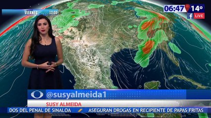 Susana Almeida Pronostico del Tiempo 28 de Marzo de 2017