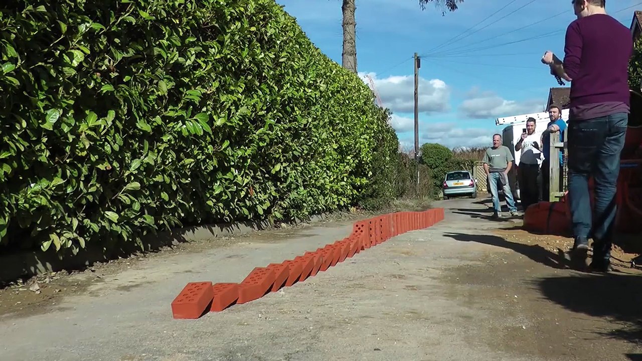 Will You Try The Brick Balancing Challenge?