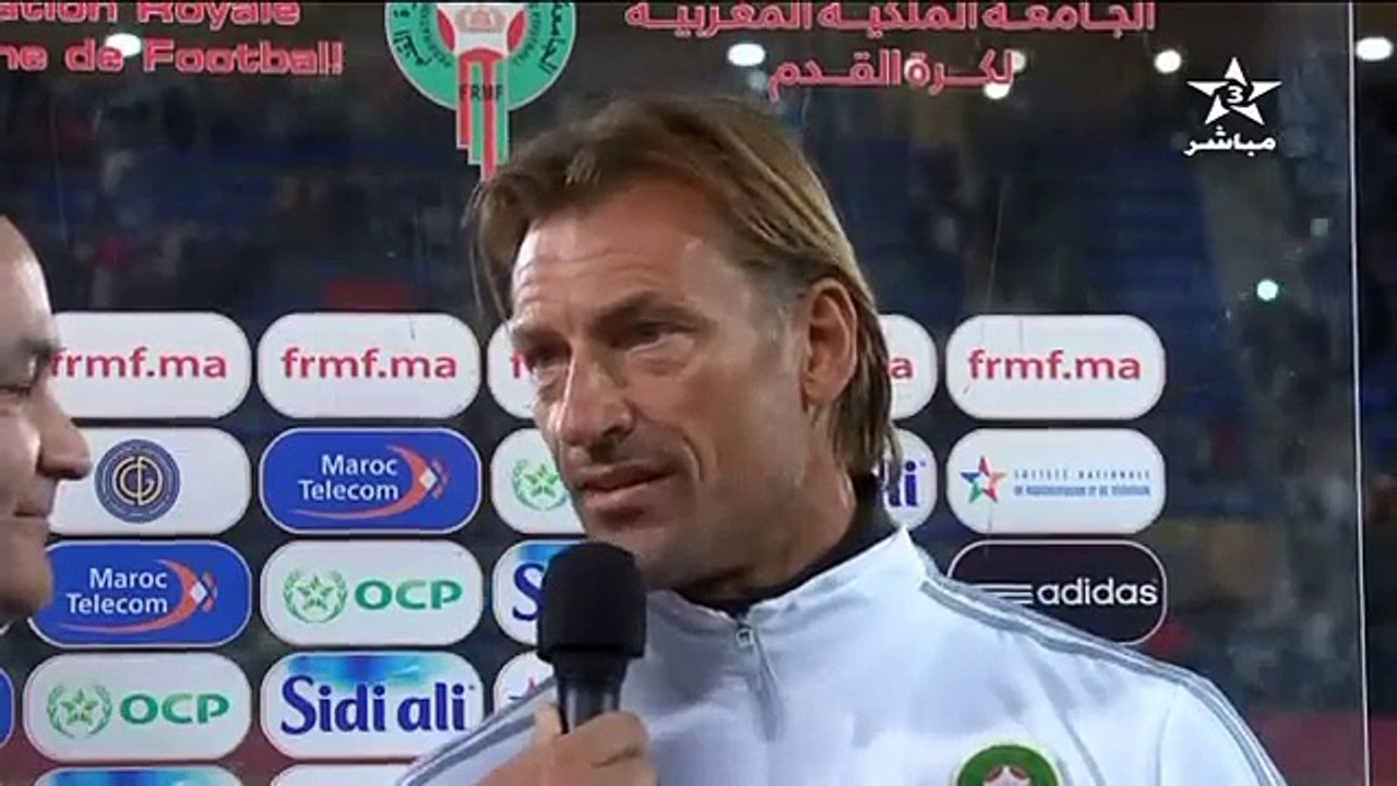 Herve RENARD _ Maroc 1-0 Tunisie_ Amical _ Déclarations d’après-match