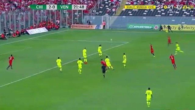 Esteban Paredes second Goal HD - Chile vs Venezuela 3-0