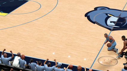 NBA 2K17 self lob dunk