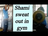 Mohammed Shami hits gym at NCA, Watch inspiring Video | Oneindia News