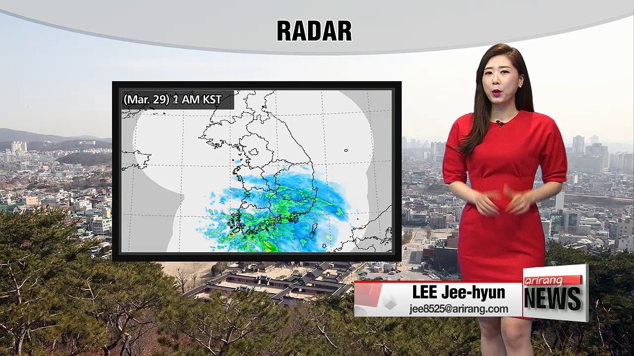 Southern coastal regions and Jeju see morning rain